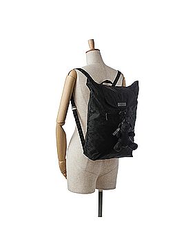 Gucci GG Nylon Bear Charm Backpack (view 2)