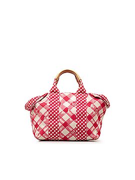 Chanel Canvas Gingham Tote (view 2)