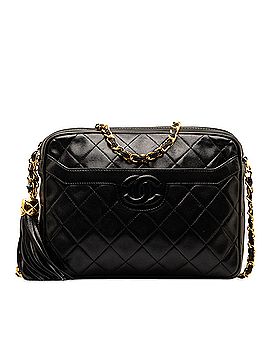 Chanel CC Quilted Lambskin Tassel Crossbody (view 1)