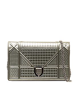 Dior Baby Patent Microcannage Diorama Wallet on Chain (view 1)
