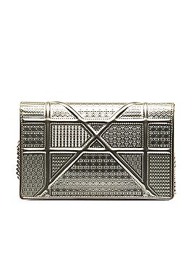 Dior Baby Patent Microcannage Diorama Wallet on Chain (view 2)