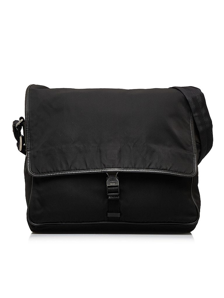 Prada 100% Nylon Black Tessuto Crossbody Bag One Size - photo 1