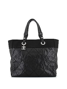 Chanel Biarritz Tote Quilted Coated Canvas Large (view 1)