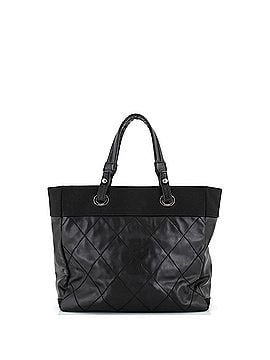 Chanel Biarritz Tote Quilted Coated Canvas Large (view 2)