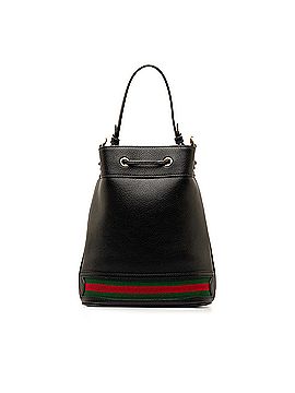 Gucci Small Ophidia Leather Bucket Bag (view 2)