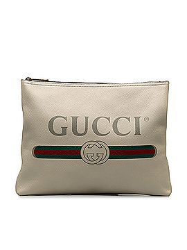 Gucci Gucci Logo Clutch Bag (view 1)