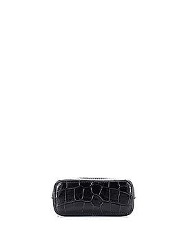 Balenciaga Logo Ville Bag Crocodile Embossed Leather Mini (view 2)