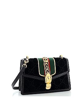 Gucci Sylvie Shoulder Bag GG Velvet Small (view 2)