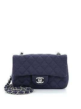 Chanel Classic Single Flap Bag Quilted Jersey Mini (view 1)