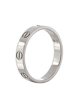 Cartier Love Wedding Band Ring 18K White Gold (view 2)