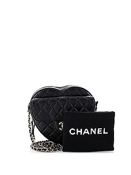 Chanel CC in Love Heart Bag Quilted Lambskin (view 2)