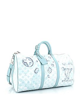 Louis Vuitton Keepall Bandouliere Bag Limited Edition Aquagarden Monogram Canvas 50 (view 2)