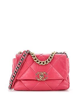Chanel 19 Flap Bag Quilted Leather Medium (view 1)