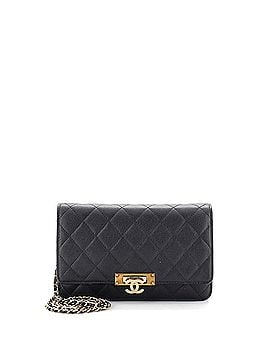 Chanel Golden Class Wallet on Chain Quilted Caviar (view 1)