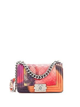 Chanel Flower Power Boy Flap Bag Quilted Lambskin Small (view 1)