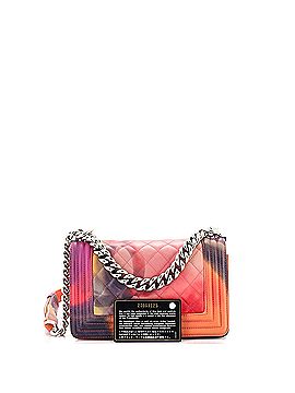 Chanel Flower Power Boy Flap Bag Quilted Lambskin Small (view 2)