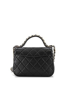 Chanel Chain Infinity Top Handle Bag Quilted Lambskin Mini (view 2)