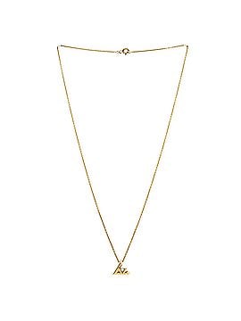 Louis Vuitton LV Volt One Pendant Necklace 18K Yellow Gold with Diamond Small (view 2)