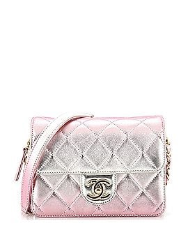 Chanel Like a Wallet Flap Bag Quilted Gradient Metallic Lambskin Mini (view 1)