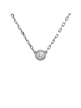 Cartier Cartier D'Amour Pendant Necklace 18K White Gold with Diamond Small (view 1)