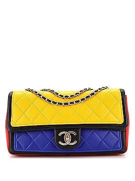 Chanel Graphic Flap Bag Quilted Calfskin Medium (view 1)