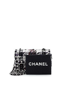 Chanel Classic Single Flap Bag Braided Quilted Tweed Mini (view 2)