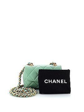 Chanel CC Rounded Flap Crossbody Bag Quilted Caviar Mini (view 2)