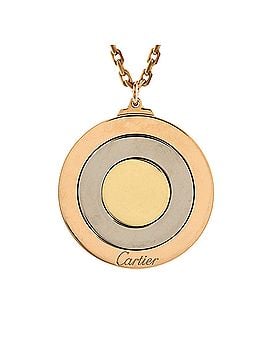 Cartier Trinity Movable Disc Pendant Necklace 18K Tricolor Gold (view 1)