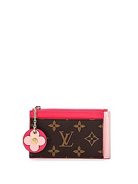 Louis Vuitton Zipped Card Holder NM Limited Edition Blooming Flowers Monogram Canvas and Leather (view 1)