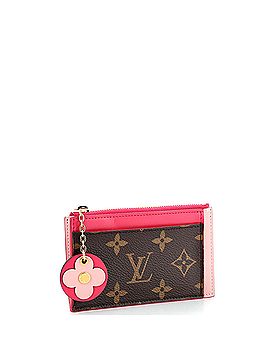 Louis Vuitton Zipped Card Holder NM Limited Edition Blooming Flowers Monogram Canvas and Leather (view 2)