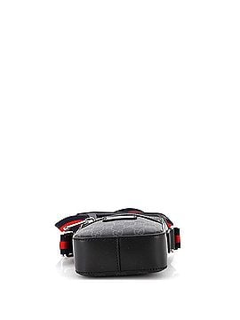 Gucci Web Strap Front Zip Messenger Bag GG Coated Canvas Mini (view 2)