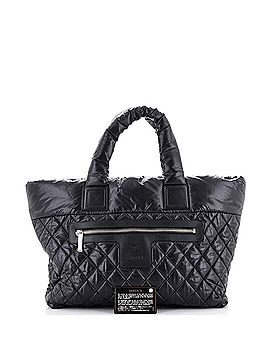 Chanel Coco Cocoon Zipped Tote Quilted Nylon Large (view 2)