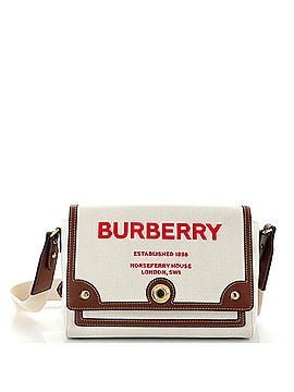 Burberry Note Crossbody Bag Canvas with Leather Medium (view 1)