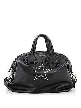 Givenchy Nightingale Satchel Studded Waxed Leather Small (view 1)