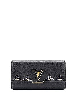 Louis Vuitton Capucines Wallet Leather with Embellished Detail (view 1)