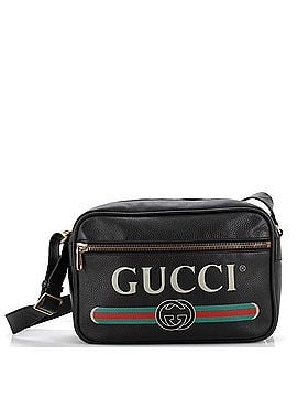 Gucci Logo Shoulder Bag Printed Leather (view 1)