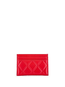Chanel Coco Love CC Heart Card Holder Quilted Lambskin (view 2)