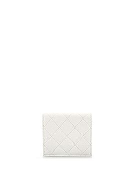 Chanel Crystal CC Bifold Wallet Quilted Caviar Compact (view 2)