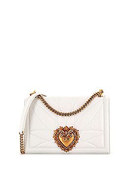 Dolce & Gabbana Devotion Shoulder Bag Quilted Leather Large (view 1)