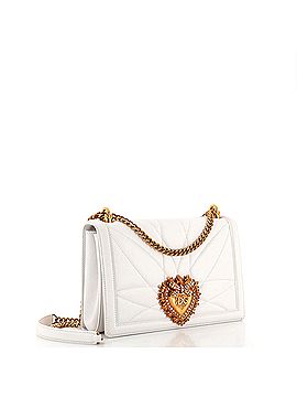Dolce & Gabbana Devotion Shoulder Bag Quilted Leather Large (view 2)