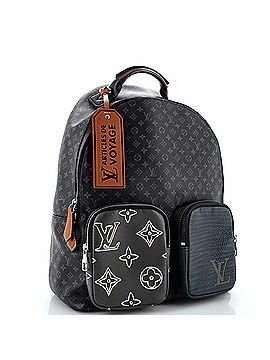 Louis Vuitton Multipocket Backpack Patchwork Monogram Eclipse Canvas and Printed Leather (view 2)