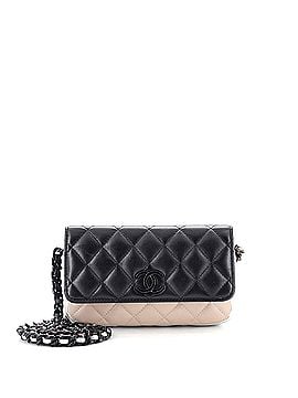 Chanel Classic Flap Phone Holder with Resin Chain Quilted Lambskin (view 1)