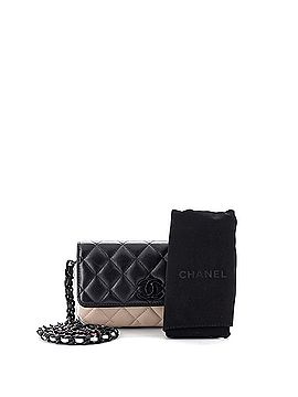 Chanel Classic Flap Phone Holder with Resin Chain Quilted Lambskin (view 2)