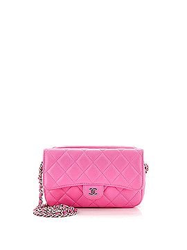 Chanel Classic Flap Phone Holder with Chain Quilted Lambskin (view 1)