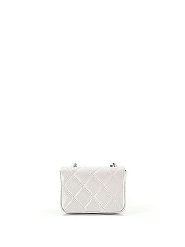 Chanel Bow Strap Classic Flap Clutch with Chain Quilted Iridescent Lambskin Mini (view 2)
