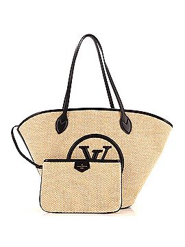 Louis Vuitton Saint Jacques NM Handbag Raffia and Leather (view 2)