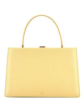 Céline Clasp Top Handle Bag Leather Medium (view 1)