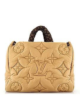 Louis Vuitton Pillow OnTheGo Tote Monogram Quilted Econyl Nylon GM (view 1)