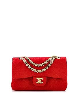 Chanel Vintage Reissue Chain Double Flap Bag Quilted Jersey Small (view 1)