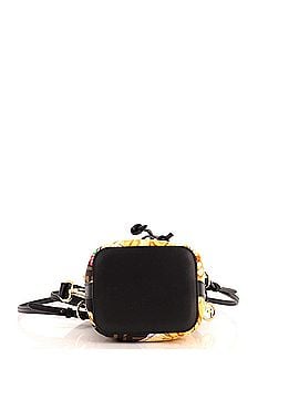 Fendi x Versace Fendace Mon Tresor Bucket Bag Quilted Printed Zucca Silk Mini (view 2)